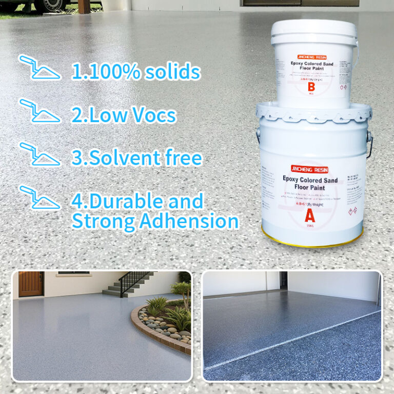 color sand epoxy floor coating