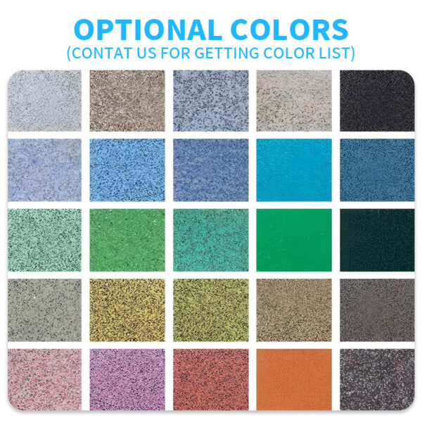 color sand epoxy floor coating