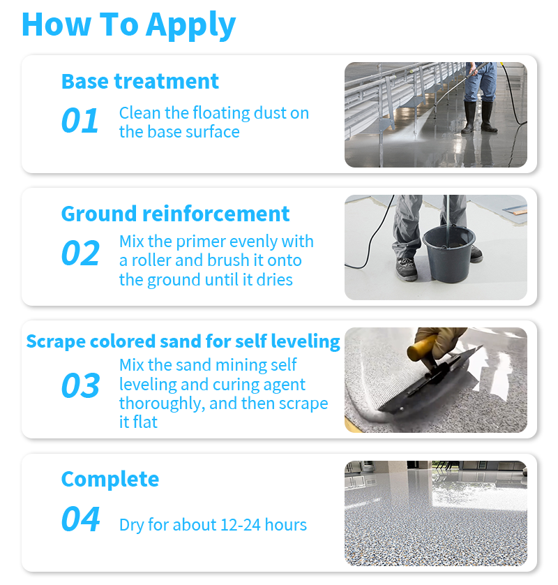 How To Apply Color Sand Epoxy Floor Coating