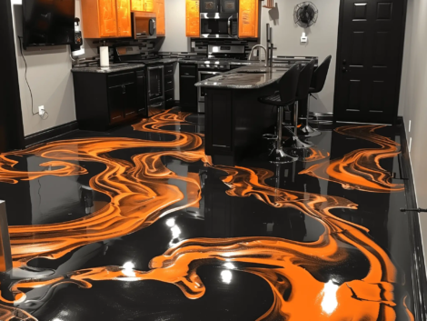Epoxy Metallic Floor Coating