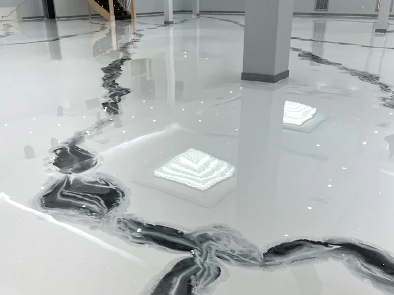 Epoxy Metallic Floor Coating2