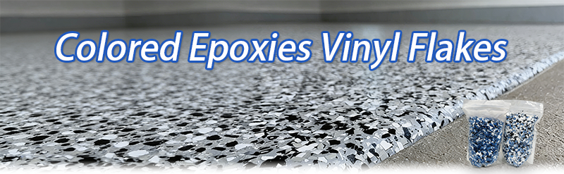 Colored Epoxies Vinyl Flakes