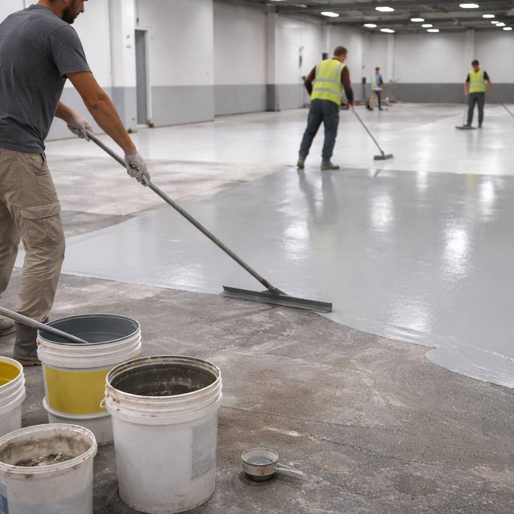 How To Apply Polyaspartic Floor Coating