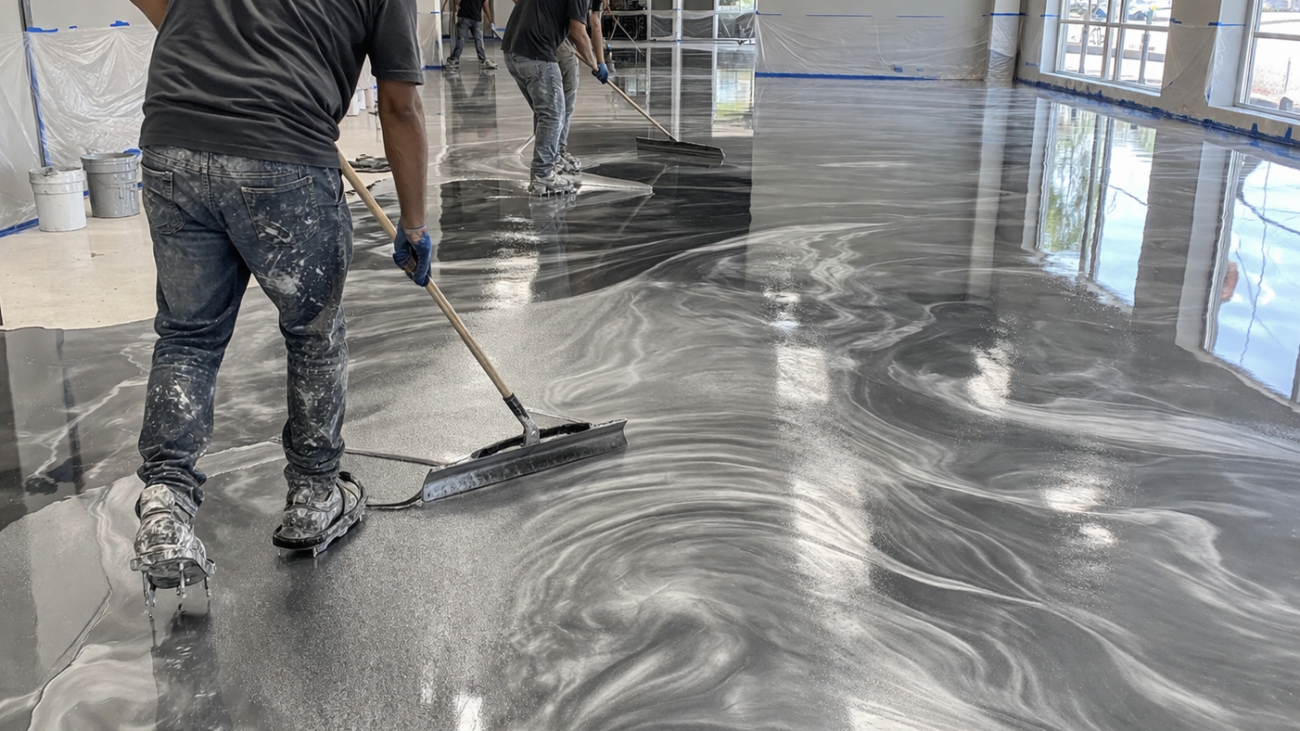 Analysis Of The Advantages, Disadvantages, And Application Areas Of Metallic Epoxy Floor Coatings