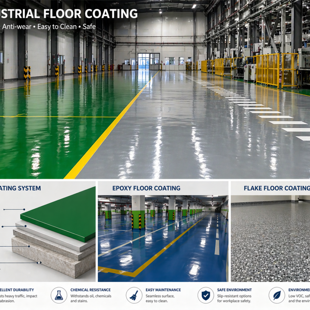 Industrial Floor Coating For Factories