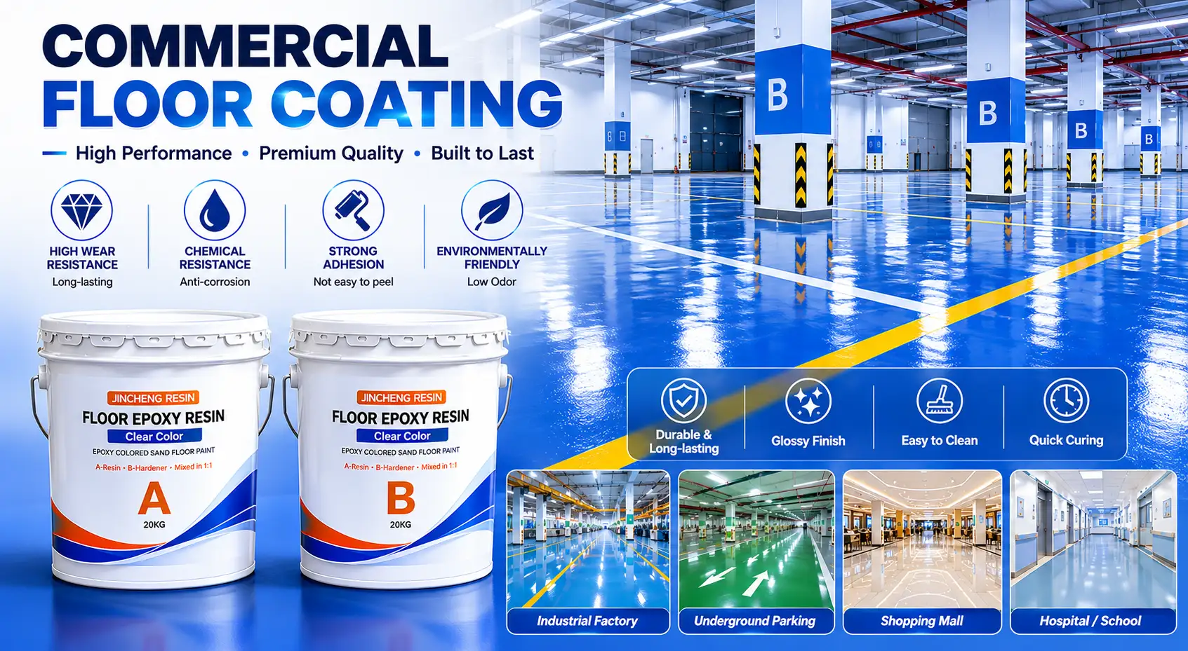 Commercial Concrete Floor Coatings