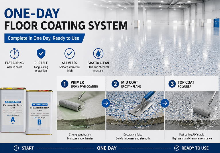 One Day Floor Coating System