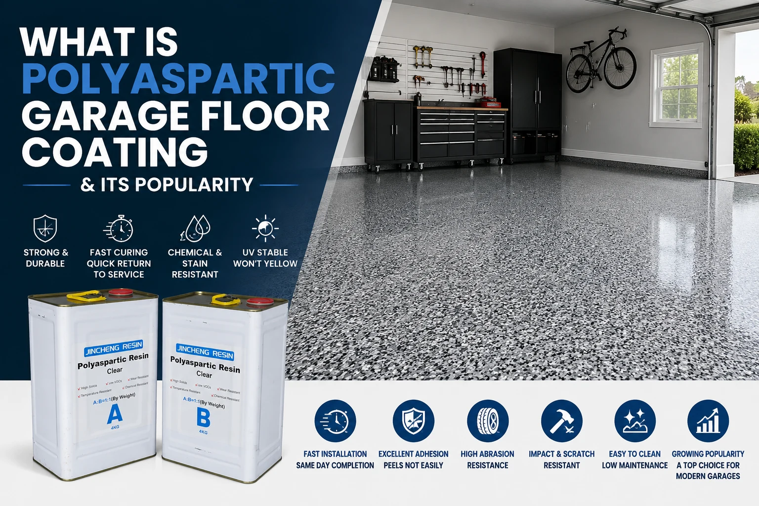 Polyaspartic Garage Floor Coating