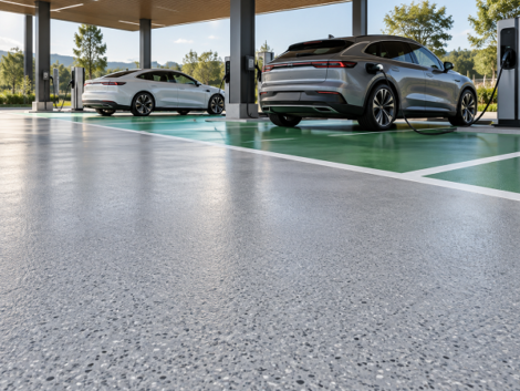 Ev Charging Station Flooring