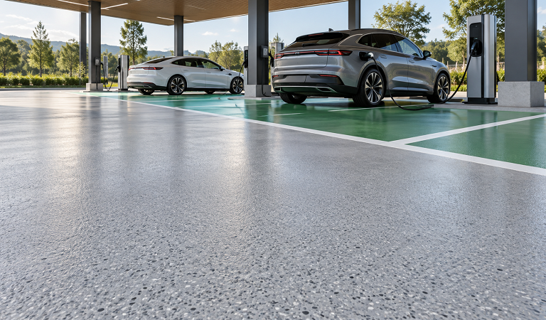 Ev Charging Station Flooring
