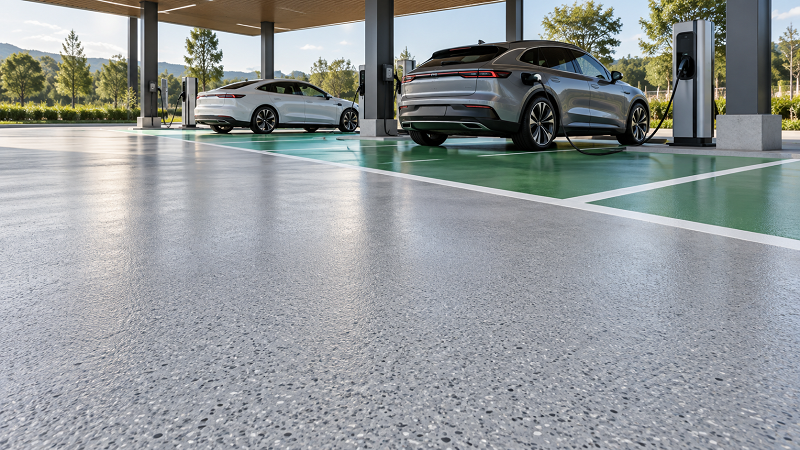 Ev Charging Station Flooring