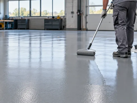 Epoxy Floor Recoat Window
