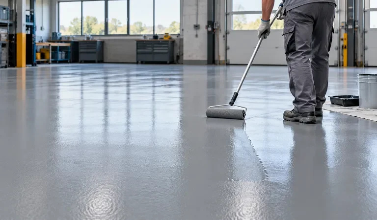 Epoxy Floor Recoat Window