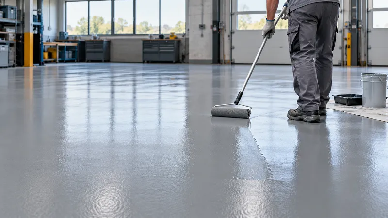 Epoxy Floor Recoat Window