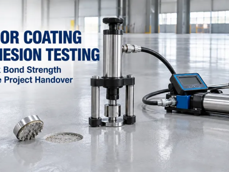 Floor Coating Adhesion Testing