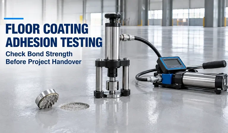 Floor Coating Adhesion Testing