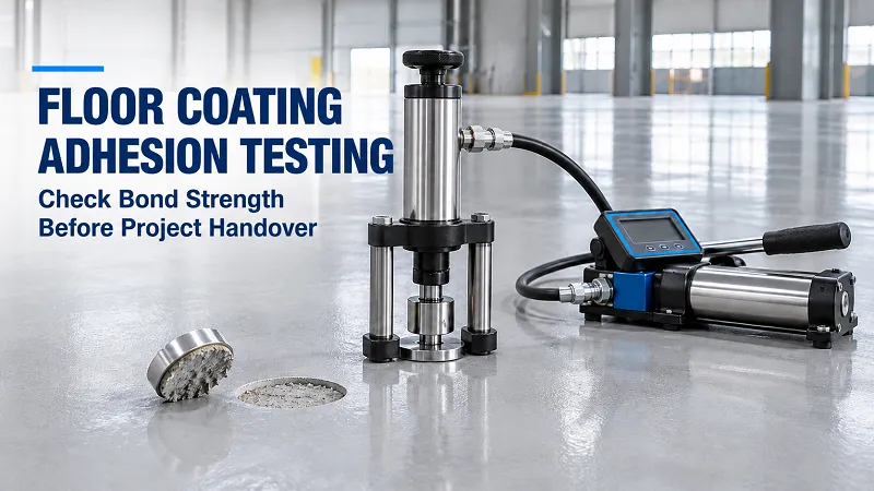 Floor Coating Adhesion Testing